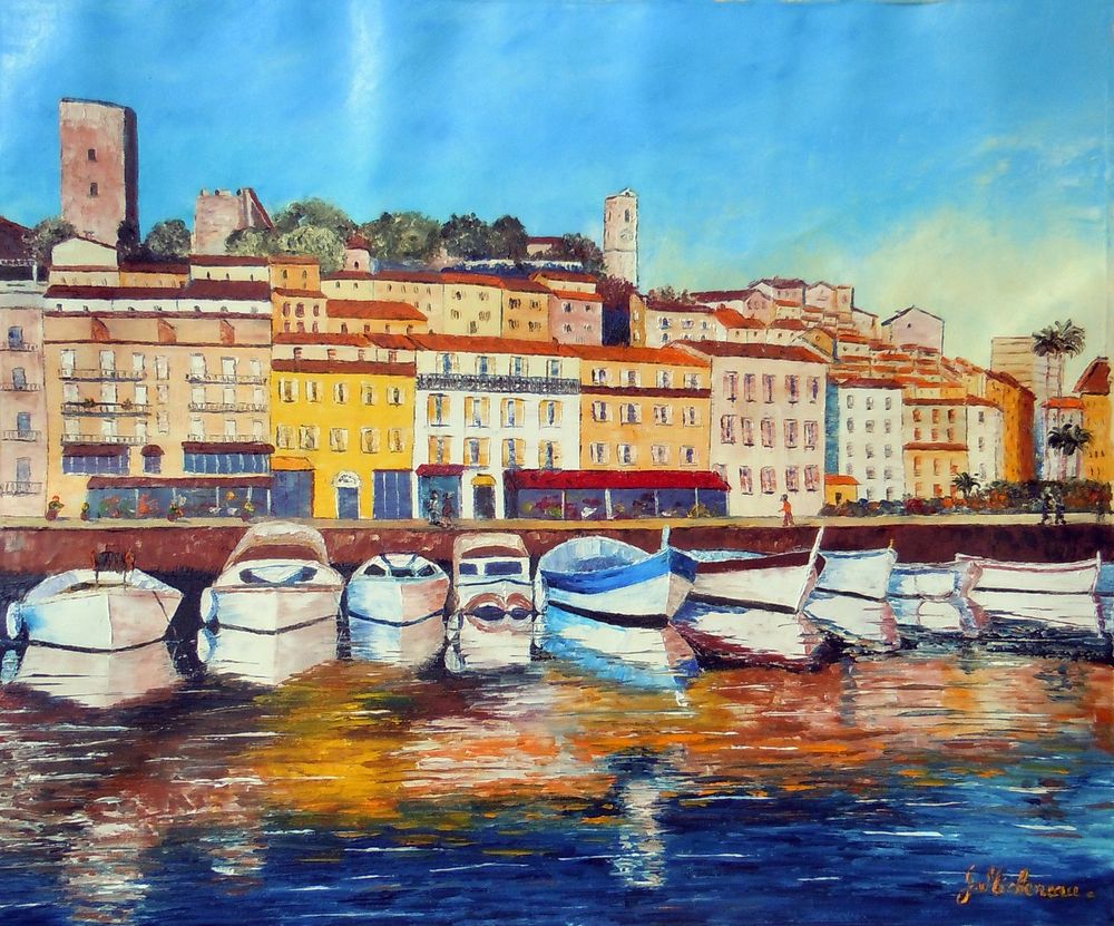 Cannes size: 65x54 cm by Gyslaine Pachet Micheneau