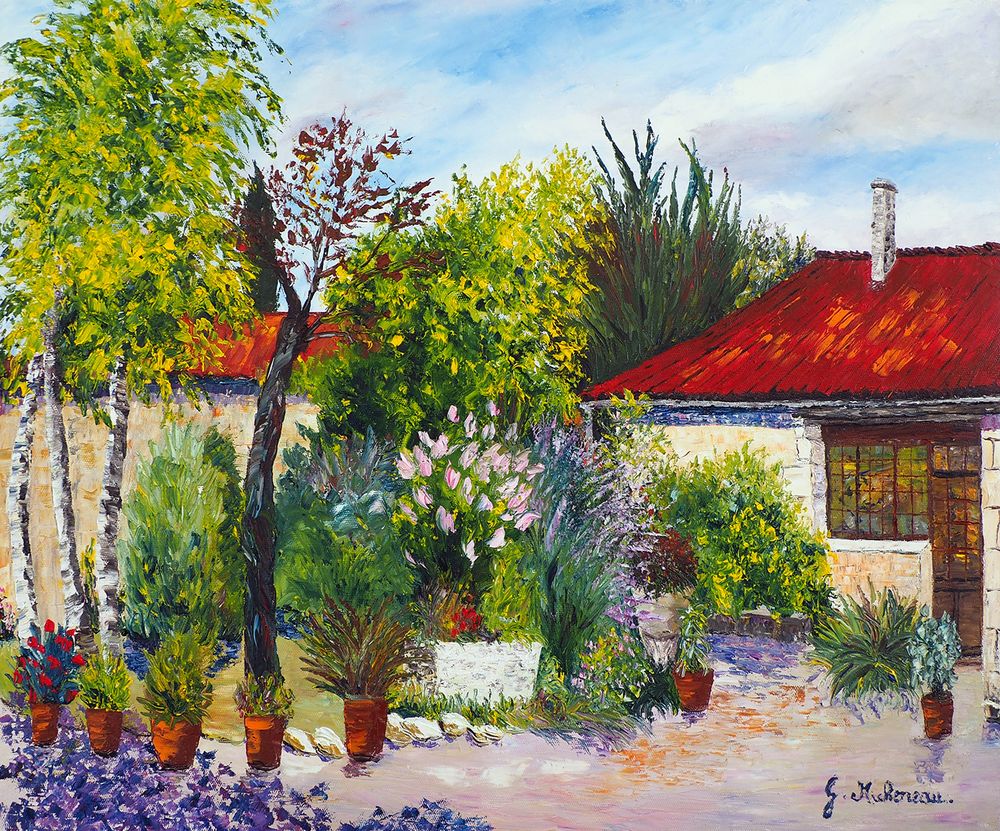 le jardin d'été by Gyslaine Pachet Micheneau